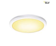 SLV Ruba 20 CW, Ã©clairage mural et plafonnier LED dextÃ©rieur en plastique IP65, 3000/4000K, blanc