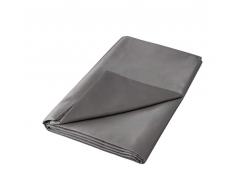 Peacock Blue Hotel Paramount Drap Plat, 100% Coton Ã©gyptien 1000 Fils, Graphite, King