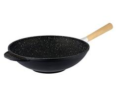 Brava Geo Wok cm.32, noir