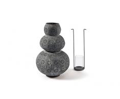 Fill Remplir Thea Lanterne DiamÃ¨treâ¯: 230Â mm, Hauteurâ¯: 345Â mm, Graphite, en mÃ©tal