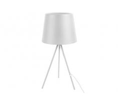 LEITMOTIV LM1826WH Lampes de bureau, Le Fer, Blanc