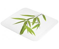 Kleine Wolke 5380600002 Tapis de Douche Bamboo 55x55 cm en Vert, PVC, 20x20x5 cm