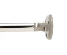 Croydex Tringle à Rideau de Douche en Aluminium Chromé Taille Unique