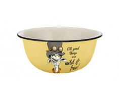 Infinite by Geda Labels Coffee to go Mug vintage animaux en bambou avec insert en acier inoxydable, gobelet isotherme girafe