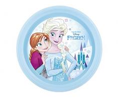Home Frozen Assiette Plate, 22Â cm, Plastique, Rose/Multicolore