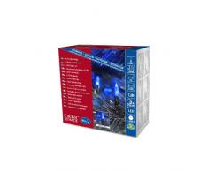 Konstsmide 6020-400 Mini Guirlande 80 LED Bleu Retro Design + Câble Vert 24 V