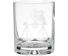 Crystaljulia 05924 Verre à whisky avec balance Zodiak Cristal 250 ml