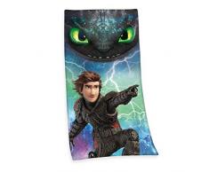 Herding DRAGONS Serviette de Bain, 150 x 75 cm, Coton, Multicolore