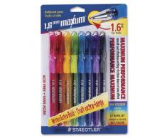 Staedtler Stylo à Bille Pointe 1,6 mm 8/pkg-Assorted, dautres, Multicolore