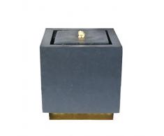 Outdoor Elite Fontaine cubique LED en granit 38 cm