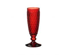 Villeroy & Boch Boston Coloured Verre à champagne Red, 150 ml, Cristal, Rouge