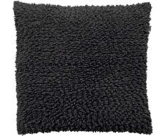 Dutch Decor Coussin Cilla 45x45 Gris foncÃ© - Coussins DÃ©co - Oreiller DÃ©coratif - DÃ©houssable - ZippÃ©