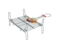 ALPGRILL Grille de Barbecue Double Zin, 35Â x 40Â cm.