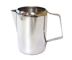 Garcia de Pou Pot à Lait sans Couvercle, 600 ML, en Acier Inoxydable, Argent, 30 x 30 x 30 cm
