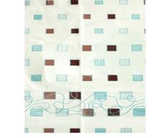 Papillon Rideau de Douche, Marron, Rectangles, 0.1Â x 180Â x 180Â cm