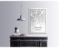 Bonamaison DÃ©coration Murale en Toile, Multicolore, 70 x 100 cm