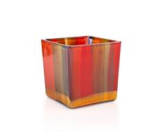 Angela neue Wiener Werkstaette 746210-25 Photophore, Verre, Multicolore, 10x10x10 cm