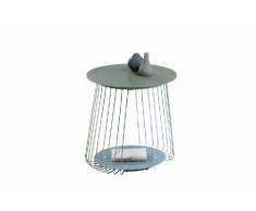 Interlink 50100160 Rivoli Table Basse Métal Cappuccino 50 x 50 x 50 cm