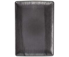 REVOL RV648308 Assiette Arborescence, Porcelaine, RÃ©glisse, 33 x 23 x 2,4 cm