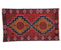 Eden Carpets kezil Tapis nouÃ© Ã la Main, Coton, Multicolore, 85Â x 142Â cm