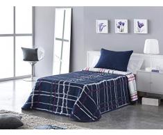 VIALMAN Couvre-lit Bleu Lit 105 cm 200 cm x 270 cm 5