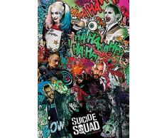 empireposter 744609 Suicide Squad â Crazy â Affiche dimpression Film Poster, Papier, Multicolore, Taille 61 x 91,5 cm 91,5 x 61 x 0,14 cm