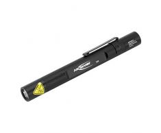 ANSMANN Lampe stylo FUTURE T120 professionnelle / Lampe LED pratique aluminium avec systÃ¨me de rÃ©flecteur trÃ¨s efficace / 130 lumens & rÃ©sistante aux projections deau IP54