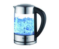 CAMRY CR 1289 bouilloire électrique, Verre, Argent/Transparent/Noir