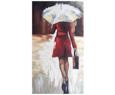 Legendarte - Tableau, Peinture Ã lhuile - Il Pleut! - cm. 50x90