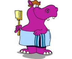 Indigos 4051719871296 Sticker Mural, Bunt, 80 x 59 cm