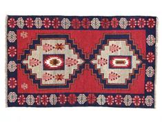 Eden Carpets kezil Tapis noué à la Main, Coton, Multicolore, 88 x 143 cm