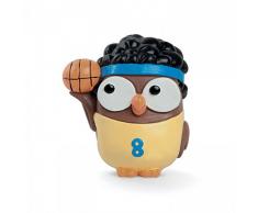 Studio Egan ml18sp/2BK Figurine Basket modèle Goofi hiboux, céramique, Mutlicolore, 8 x 8 x 10 cm