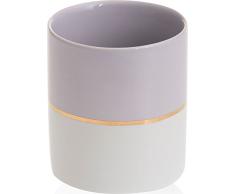 YANKEE CANDLE Bougeoir en céramique Violet Pastel Taille M