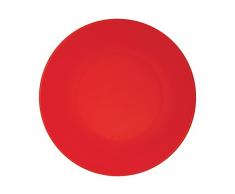 Excelsa Assiette Creuse, Plastique 1 piÃ¨ce Rouge