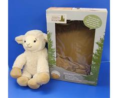 Unbekannt Schaf Flori Peluche en Bois de pin pour Enfant avec garnissage en pin