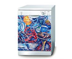 Decusto Autocollant Berlin Wall Shellfish â Autocollant pour Lave Vaisselle