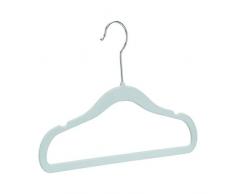 AmazonBasics Cintres en velours antidÃ©rapants pour enfants, lot de 30, vert menthe