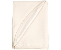 Maison en Tissu Couvre-lit pour lit de 135, Polyester, Beig, Mariage, 42Â x 34Â x 9Â cm