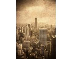Scenolia Tableau Verre Acrylique New York Brown 60 x 90 cm | DÃ©coration Murale Design Fait en France