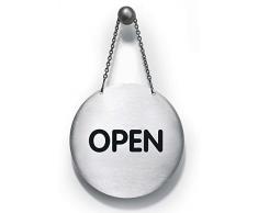 Plaque de porte pendant rotatif OPEN/CLOSE