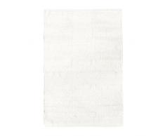 Thedecofactory 4308502 Tapis Blanc 55X85 Coton Chenille, 85 x 55 x 1,5 cm