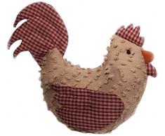 Craft Outlet Inc 33Â cm Grange Rouge en Relief Pot de Fleurs W/Star, Multi P, Chenille, Multi-Color, 33.019999999999996 x 33.019999999999996 x 33.019999999999996 cm