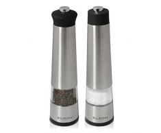 Sonstige - 2 x ZMP4 électrique Moulin à Poivre et Un Moulin de sel dans Le Grand Conception de la Couverture arrière en Acier Inoxydable