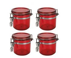 Delys-By-Verceral 520887 Bocal Verre, Rouge, 6,4