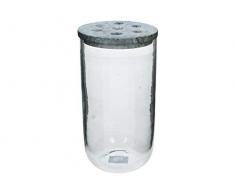 J. Kersten Vase en Verre Transparent 10,5 x 10,5 x 21 cm