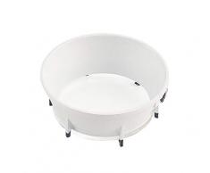 SLV Anneau dÃ©coratif revilo Spot LED, aluminium, blanc