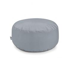 Outbag Cake Pouf, Polyester, Gris Pierre, 90 x 90 cm