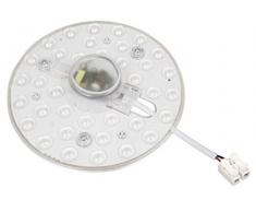 McShine Kit de conversion de plafonnier LED 18 W, 1800 lm, 16 cm de diamètre, 3000 K | pour plafonnier et applique murale