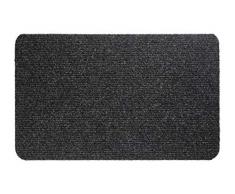 Hamat Paillasson Mega Rib en Polypropylène Gris Anthracite, 50X80 Cm