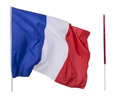 ootb 1 Drapeau Francais, env. 60 x 90 cm, Multicolore, 60x90 cm